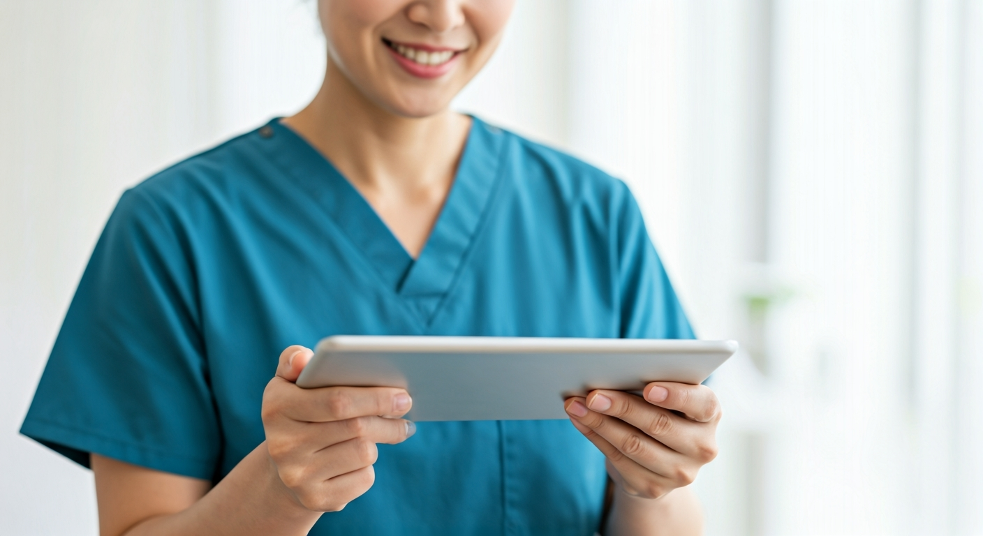 見出し1用: 疾患別治験の見つけ方：最新データベースから医師相談まで【2026年版】 - a close-up portrait of a 日本人 in their 30s