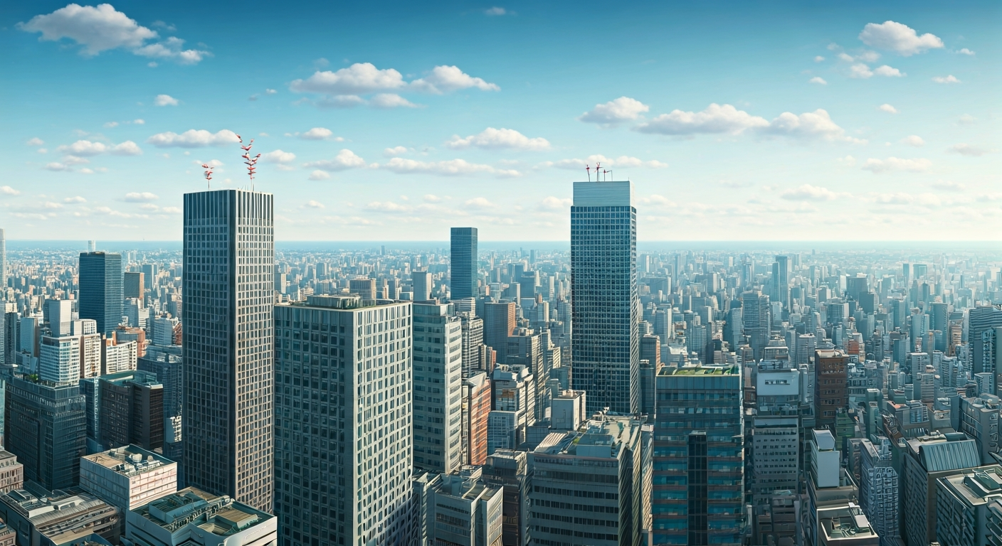 見出し1用: 新宿だけじゃない!東京・神奈川で入院治験を探すなら知っておくべきエリア別攻略ガイド - イメージイラスト