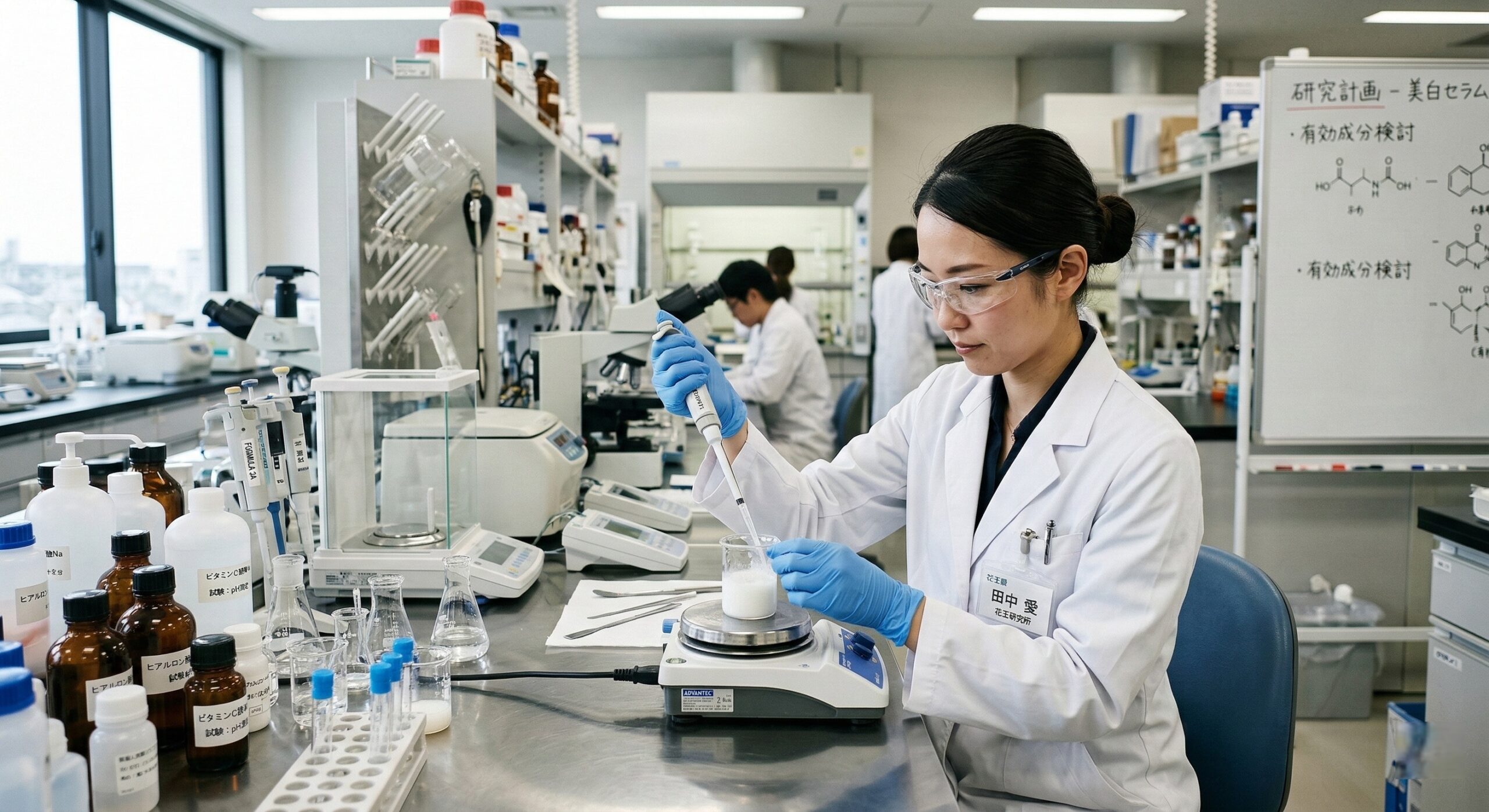 見出し2用: 皮膚科臨床研究の検査を徹底解剖：あなたの皮膚が持つ『未来の価値』を測る最新技術 - イメージイラスト