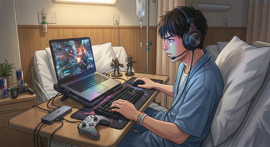 入院治験、どんな人が参加してる？学生・フリーターのリアルな声と賢いスケジュール戦略 - イメージイラスト