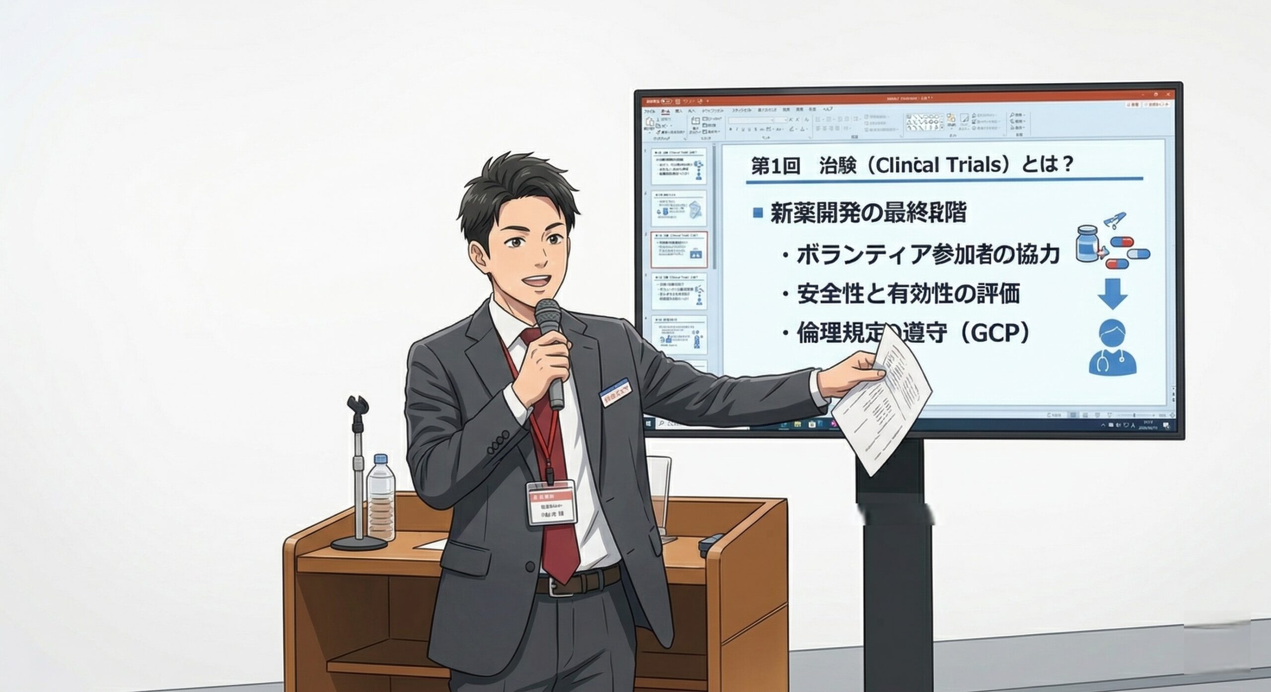 見出し1用: 治験ネットが「選ばれる理由」を徹底解剖：案件豊富な背景と専門家が導く安心の治験参加 - イメージイラスト
